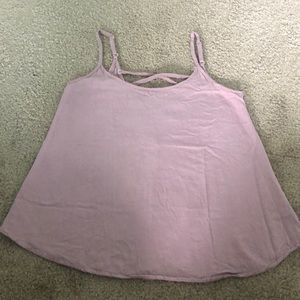 Blouse purple tank top
